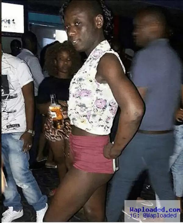 See what a full grown man wore to a nightclub
